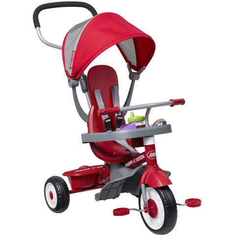 Jucarii 3-5 ani - Radio Flyer-Tricicleta multifunctionala Radio Flyer 4-in-1, 9 luni - 5 ani