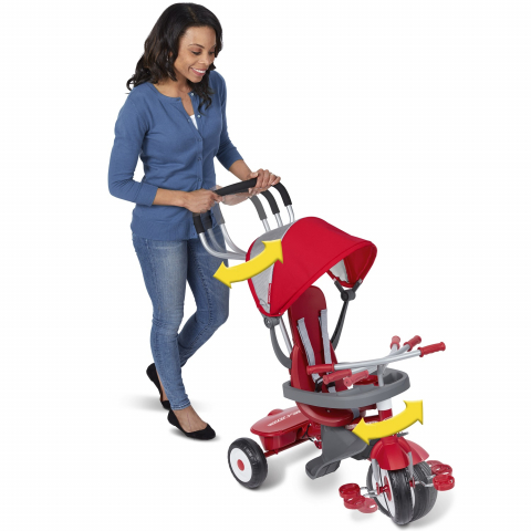 Radio Flyer-Tricicleta multifunctionala Radio Flyer 4-in-1, 9 luni - 5 ani [9]