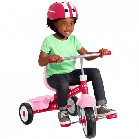 Radio Flyer-Tricicleta Radio Flyer 3-in-1 Stroll 'N Trike, Roz, 1.5 - 5 ani [2]