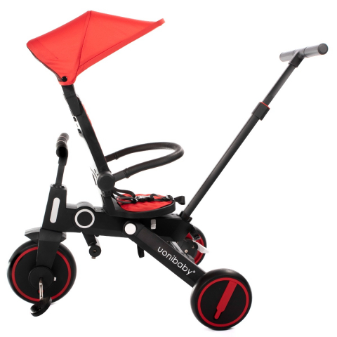 Uonibaby-Tricicleta Uonibaby 3 in 1, Pliabila si Reversibila - Red [3]