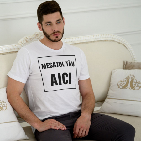 Személyre szabott ajándékok - Bebeluc.ro Tricou din bumbac personalizat cu mesaj - Tata