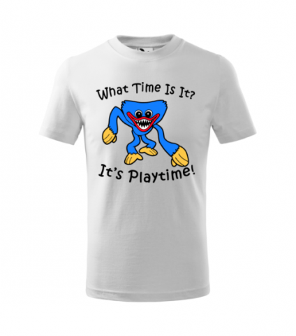 Tricou Personalizat Alb ''Huggy Wuggy'' pentru Copii