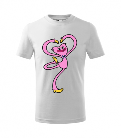 Tricou Personalizat Alb ''Huggy Wuggy'' pentru Copii 5