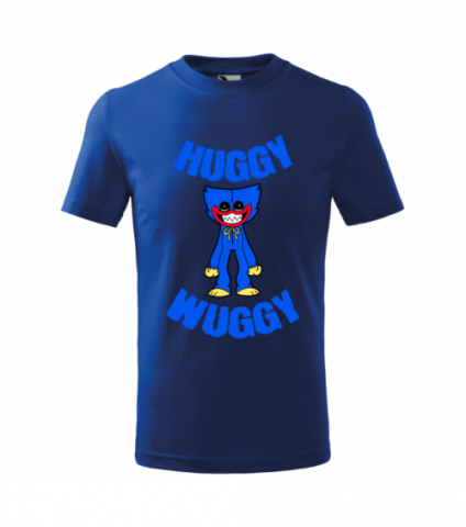 Tricou Personalizat Albastru ''Huggy Wuggy'' pentru Copii 2