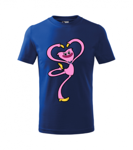 Tricou Personalizat Albastru ''Huggy Wuggy'' pentru Copii 5