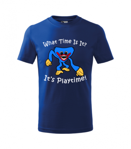 Tricou Personalizat Albastru ''Huggy Wuggy'' pentru Copii