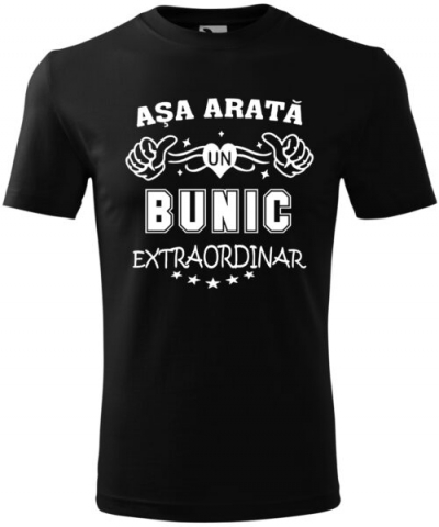 Személyre szabott ajándékok - Tricou Personalizat-Așa arată un bunic extraordinar