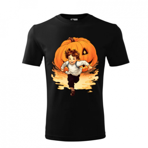 Cadouri personalizate - Bebeluc Print-Tricou Personalizat "Băiețel Dovleac Halloween"