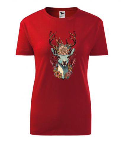 Tricou Personalizat - Cerb Floral Artistic [3]