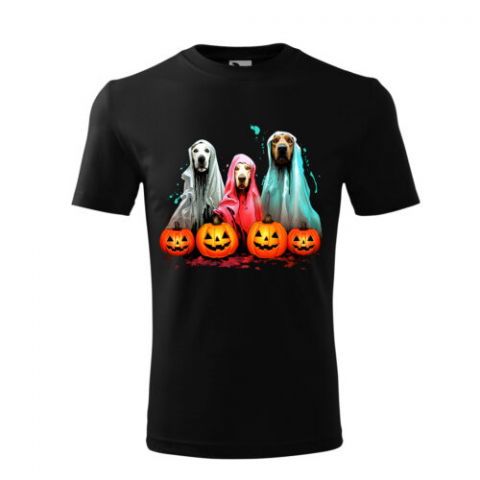Cadouri personalizate - Bebeluc Print-Tricou Personalizat "Fantome Cățeluși Halloween"