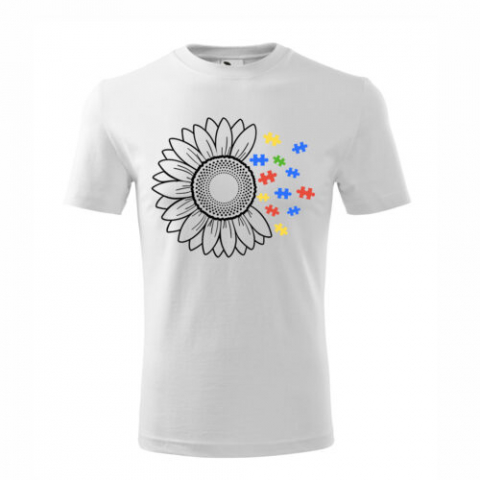 Cadouri personalizate - Bebeluc Print-Tricou Personalizat "Floare Autism"