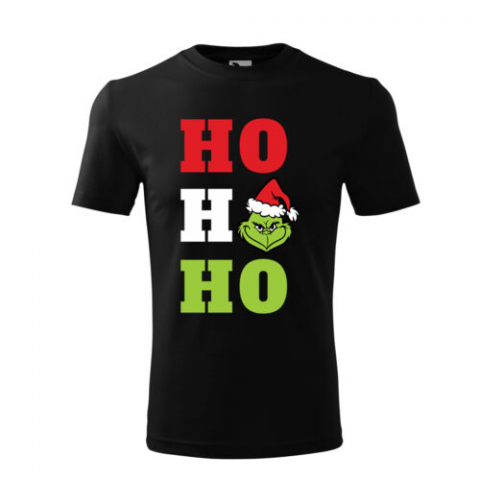 Cadouri personalizate - Bebeluc Print-Tricou Personalizat "Ho Ho Ho Grinch"