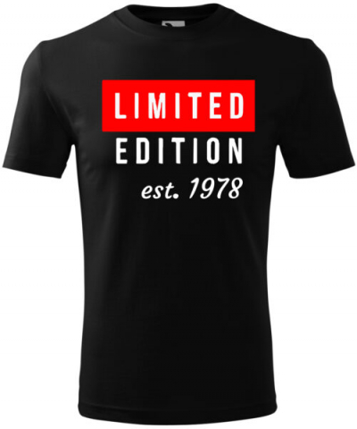 Személyre szabott ajándékok - Tricou Personalizat - Limited Edition 1978