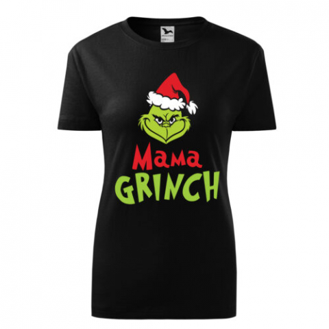 Személyre szabott anyai pólók - Tricou Personalizat "Mama Grinch"