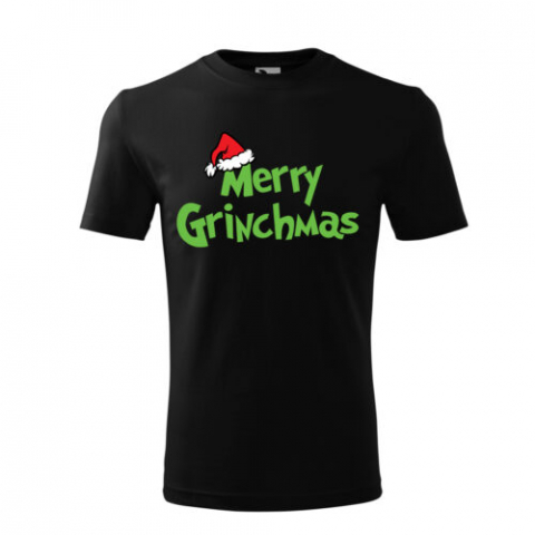 Cadouri personalizate - Bebeluc Print-Tricou Personalizat "Merry Grinchmas"