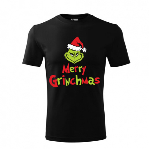Cadouri personalizate - Bebeluc Print-Tricou Personalizat "Merry Grinchmas"