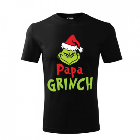 Cadouri personalizate - Bebeluc Print-Tricou Personalizat "Papa Grinch"