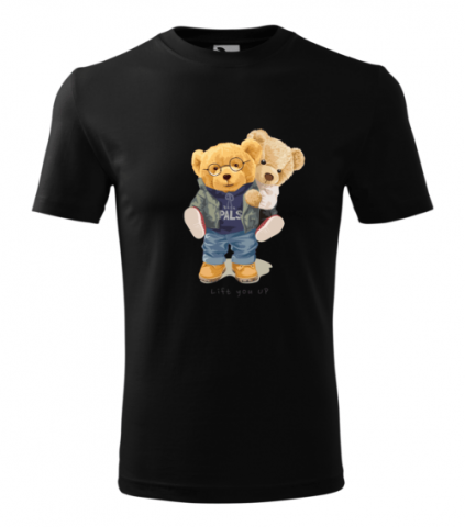 Cadouri personalizate - Bebeluc Print-Tricou Personalizat Ursuleți Pals – Design Lift You Up