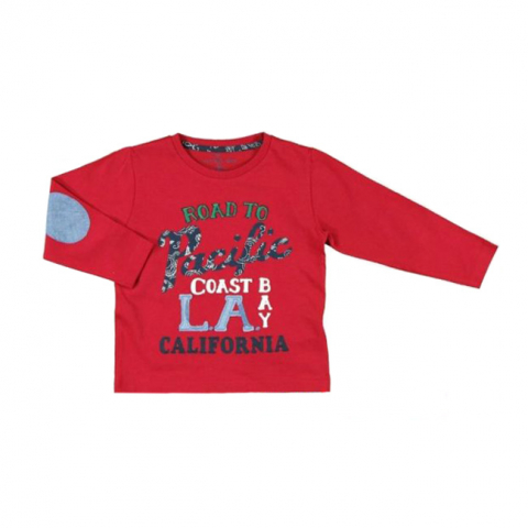 Jucarii 6-8 ani - Mayoral-Tricou rosu  cu maneca lunga (3013), 7 ani / 122 cm
