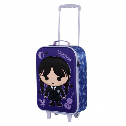 Jucarii 3-5 ani - Karactermania-Troler 3D Wednesday Chibi, 33x52x17 cm