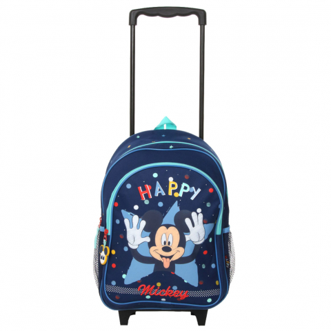 Játékok 3-5 éveseknek - Troler Mickey Mouse Happiness Blue, Vadobag, 38x28x17 cm
