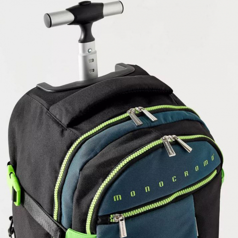 Troler Monocromo Urban, Negru/Albastru, 55x35x25 cm [3]