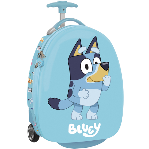 Oktató játékok - Troler oval pentru calatorii Bluey, 28x43x23 cm