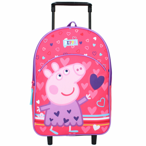 Játékok 3-5 éveseknek - Troler pliabil Peppa Pig Share Kindness, Vadobag, 33x25x11 cm