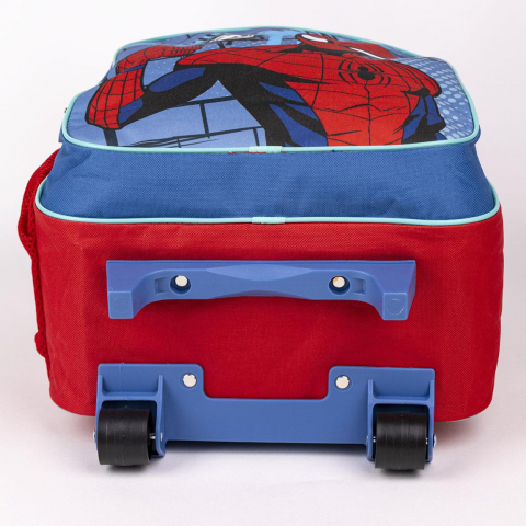 Troler pliabil Spiderman Alright cu buzunar frontal, 31x41x14 cm [3]