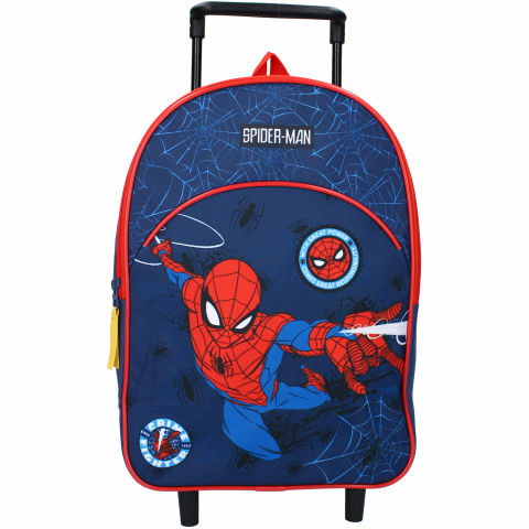 Játékok 3-5 éveseknek - Troler pliabil Spiderman Share Kindness, Vadobag, 33x25x11 cm
