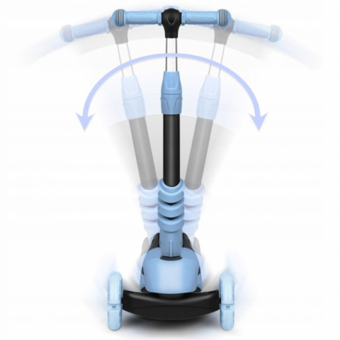 Ricokids-Trotineta 3 in 1 cu roti cu LED Ricokids Todi 765401 - Albastru [2]