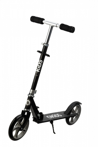QKids-Trotineta freestyle, QKIDS, WEISS Black, Ghidon reglabil pe 3 trepte, Amortizor Easy&Up [1]