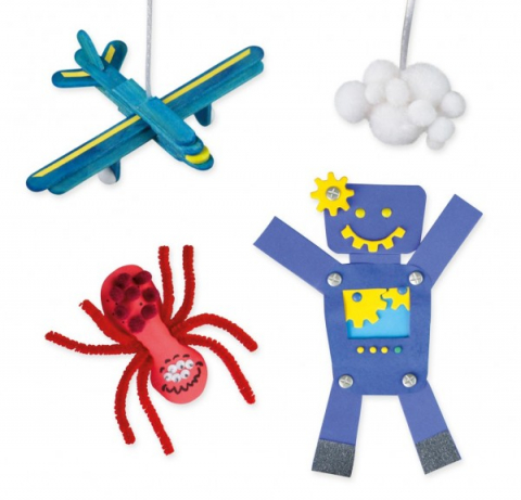 Jucarii 3-5 ani - Trusa-creatii-handmade-Jumbo-Blue-Lena-cu-800-accesorii-incluse-Lena