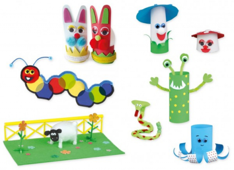 Jucarii 3-5 ani - Trusa-creatii-handmade-Premium-Lena-cu-1300-accesorii-incluse-Lena