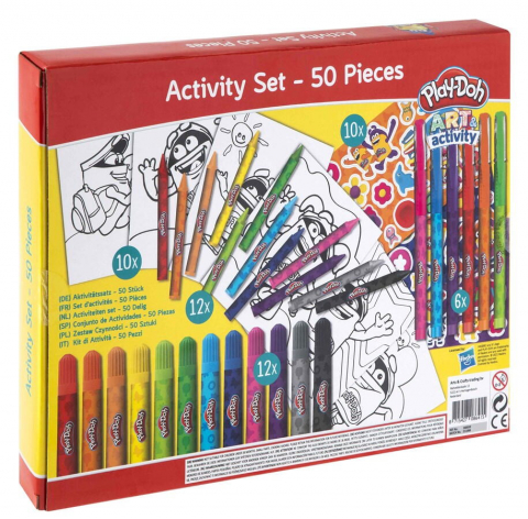 Cadouri 3 ani - Play-Doh-Trusa micutului artist - 50 piese