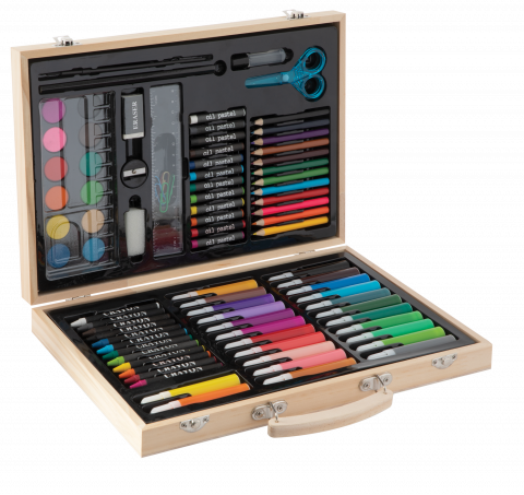 Jucarii +4 Ani - Trusa-pentru-pictura-si-desen-(86-piese)-Grafix