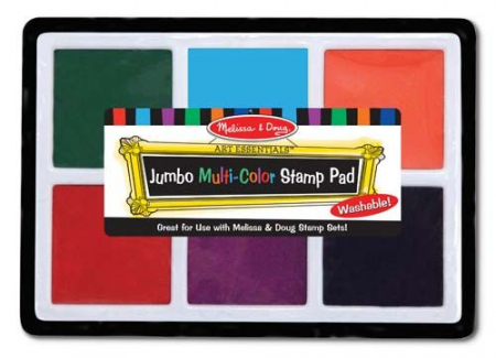 Játékok 4 éves kortól - Melissa & Doug Tusiera jumbo cu cerneala nontoxica Melissa and Doug 6 culori