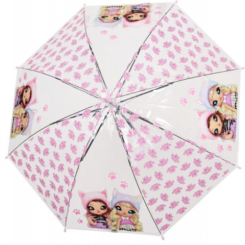 Cadouri botez - Umbrela-Perletti-Surprise-automata-rezistenta-la-vant-transparenta-45-cm-Perletti