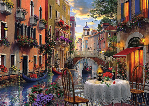 Trefl-Puzzle Trefl 6000 Cina Romantica [1]
