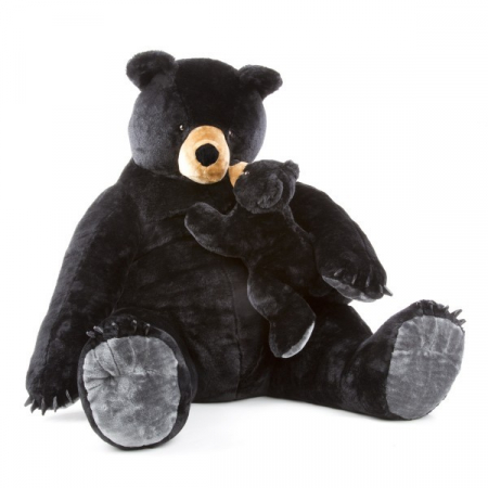 Ajándékok 7 éves gyerekeknek - Melissa & Doug Urs negru gigant din plus - Melissa and Doug