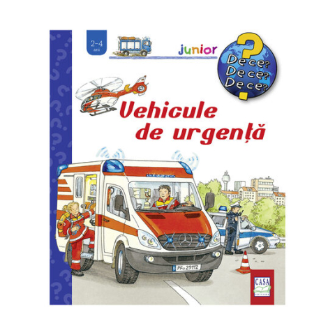 Jucarii educative - Editura Casa-Vehicule de urgenta - Wolfgang Metzger, Andrea Erne