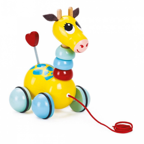 Jucarii 0-12 luni - Vilac Girafa De Tras Flip Flap