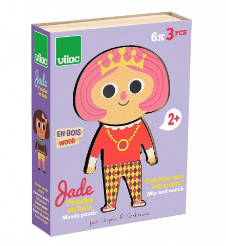 Baba kirakósok - Vilac Puzzle din lemn Jade