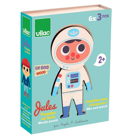 Baba kirakósok - Vilac Puzzle din lemn Jules