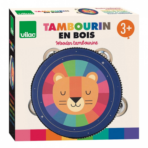 Jucarii sub 50 RON - Vilac Tamburina Curcubeu