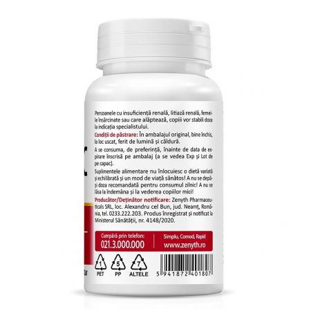 Zenyth-Vitamina C Acid Ascorbic, 1000 mg, 30 capsule, Zenyth [2]