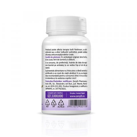 Zenyth-Vitex Agnus - Castus, 225 mg, 30 capsule vegetale, Zenyth [2]