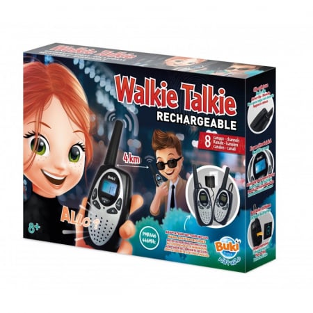 Buki France-Walkie Talkie cu functie de reincarcare - Set interactiv copii [1]