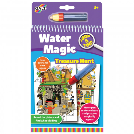 Carti pe alese - Galt Water Magic: Carte de colorat Vanatoarea de comori