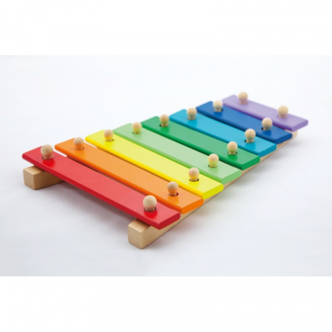 Xilofon din Lemn Montessori VIGA – Jucărie Educativă Sigură pentru Copii, Culori Vii și Design Premium [2]